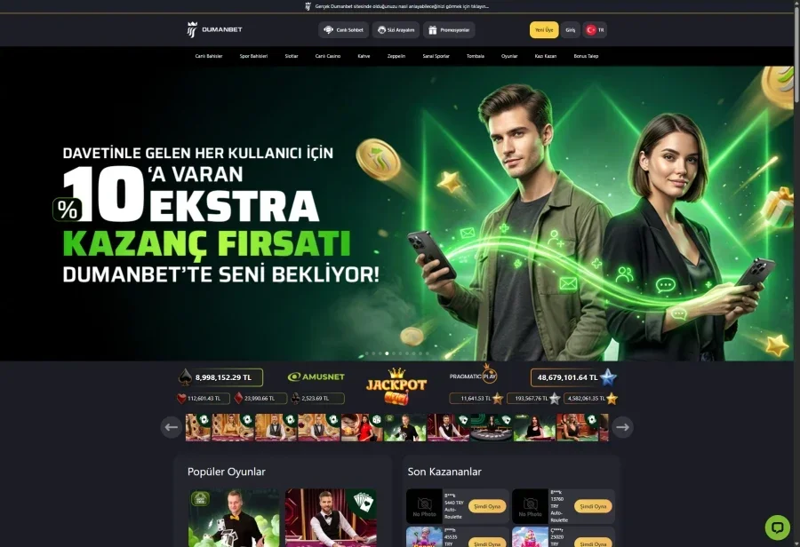 Dumanbet ekran görüntüsü